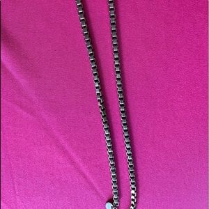 Tiffany 18 inch Venetian link box chain necklace
